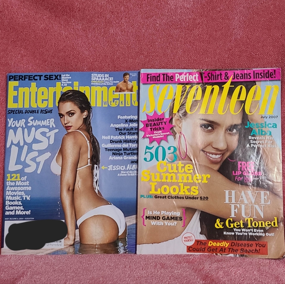 Bundle of Jessica Alba magazines